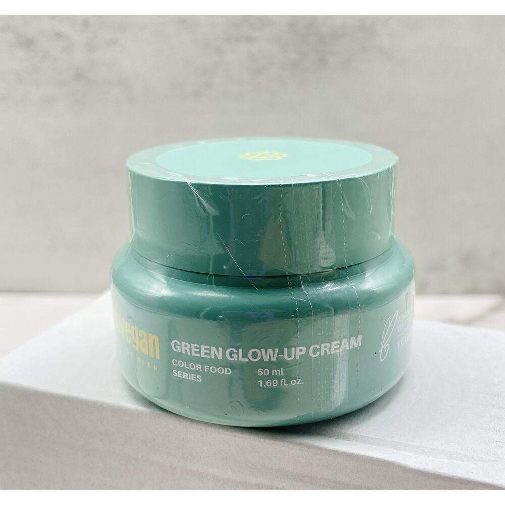 TOVEGAN Green Glow-Up Cream Brand New Sealed Full Size 50ml/1.69oz Exp 2027